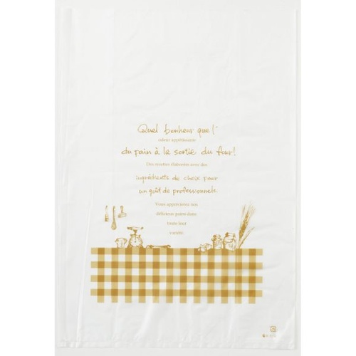 持ち帰り袋 KT-2 フランセベール小判抜手提袋 中 半透明 福重