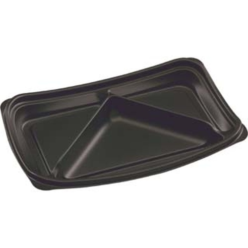 軽食容器 FT京デリ-435-3(V) 本体 黒 エフピコ