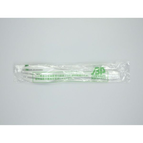 使い捨てカトラリー バイオプラフォーク140 単袋 ホウケン産業