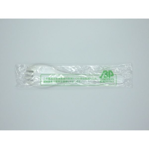 使い捨てカトラリー バイオプラフォークスプーン140 単袋 ホウケン産業