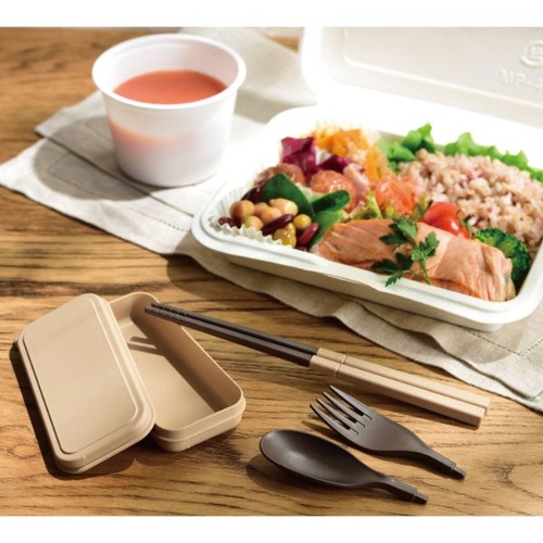 使い捨てスプーン バンブーファイバー 携帯カトラリーセット 2323330