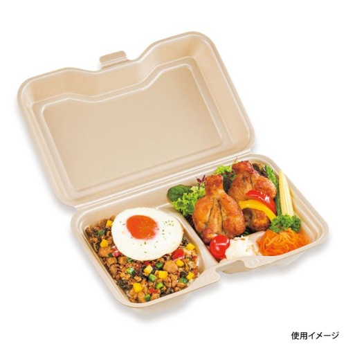 シーピー化成 弁当容器 VK-612-3 キャメル