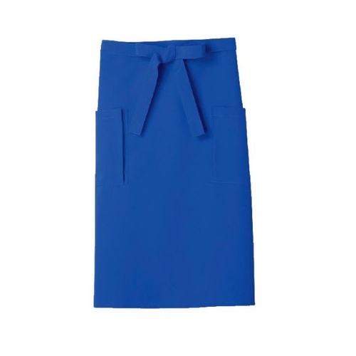 ミドルエプロン 9-426_F サロンエプロン 兼用 ロイヤルブルー フリーサイズ 住商モンブラン