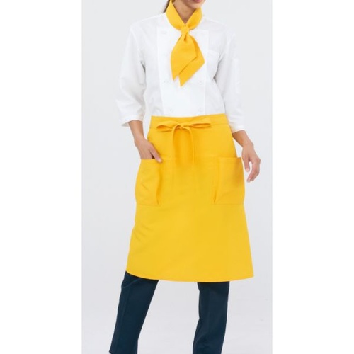 ミドルエプロン 9-429_F サロンエプロン 兼用 マリーゴールド フリーサイズ 住商モンブラン