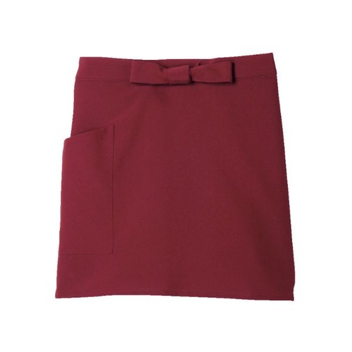 ミドルエプロン 9-583_F サロンエプロン 兼用 ワイン フリーサイズ 住商モンブラン