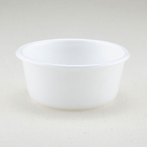 どんぶり容器 D-8(本体)白ラミ 青葉紙業