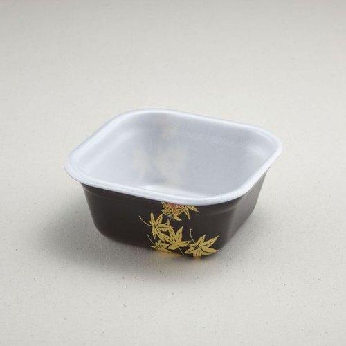 どんぶり容器 どん重 小(本体)もみじ 青葉紙業