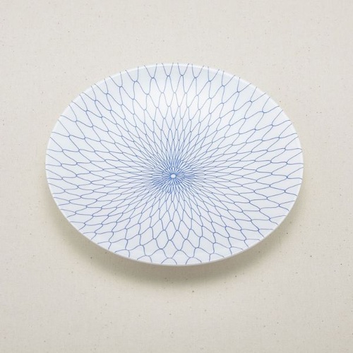 刺身容器 まるひらざら 190 あみめ 青葉紙業