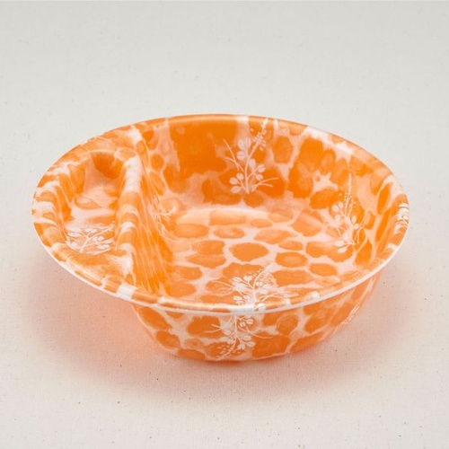 弁当容器 SB-18(本体)オレンジはぎ 青葉紙業