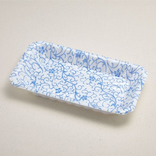 弁当容器 長皿 5 からくさ 青葉紙業