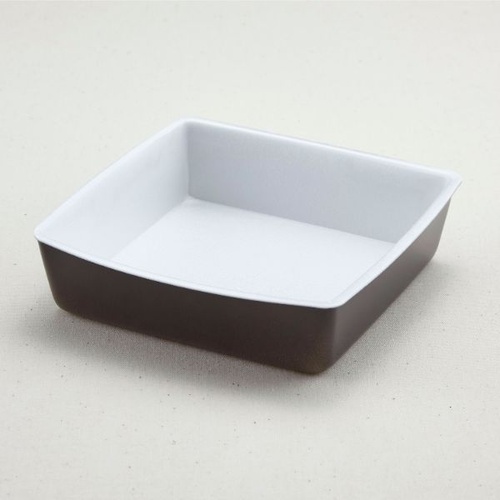 弁当容器 角折 45(本体)黒 内白 青葉紙業