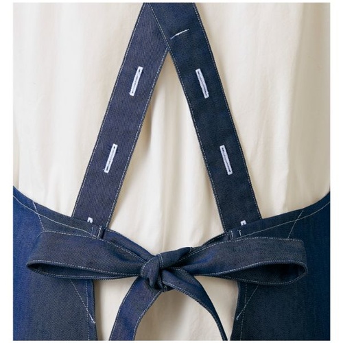 胸当てエプロン BW5503-4_F エプロン 兼用 ネイビー フリーサイズ 住商モンブラン