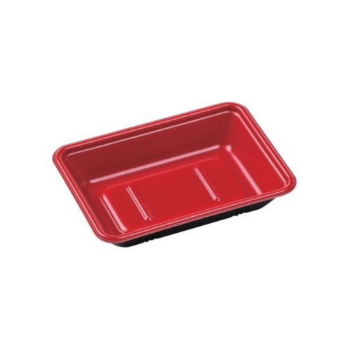 弁当容器 MFPランチ-110 本体 赤黒 エフピコ
