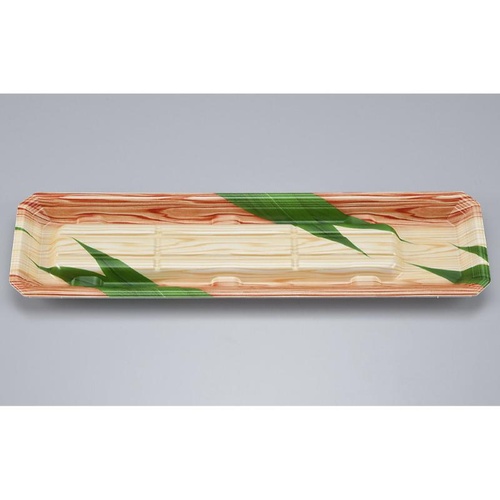 発泡トレー 新匠-ウナギ37-10 笹木目 シーピー化成