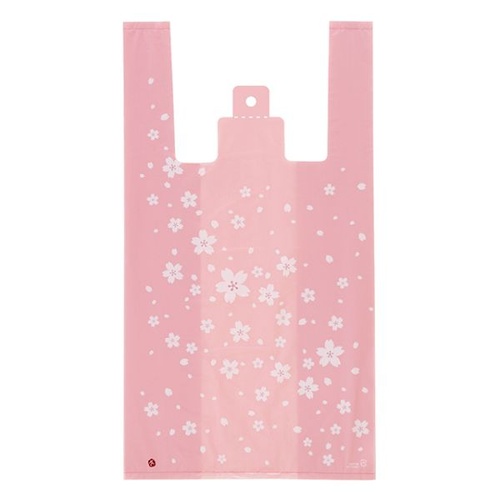 レジ袋 さくらレジバッグ-M(100枚) ヘッズ