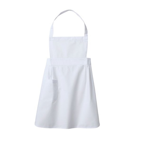 胸当てエプロン PE501-2_5 胸あてエプロン 児童用 白 5号 住商モンブラン
