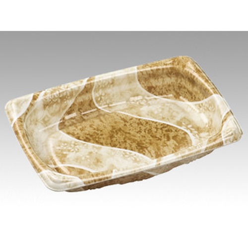 軽食容器 MFP角デリ21-13(37) 本体 香川茶W エフピコ