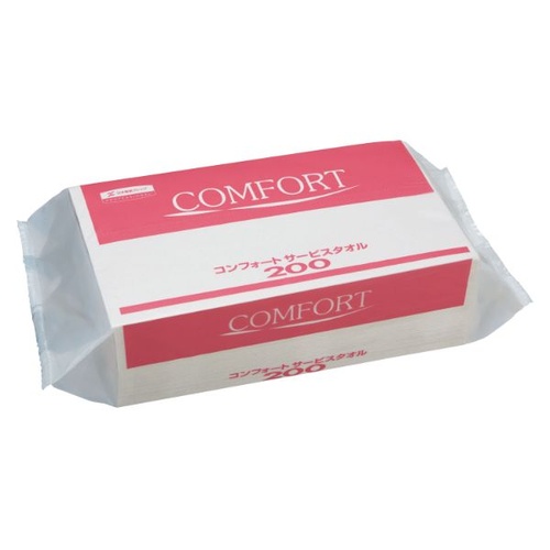 ペーパータオル コンフォートサービスタオル200 日本製紙クレシア