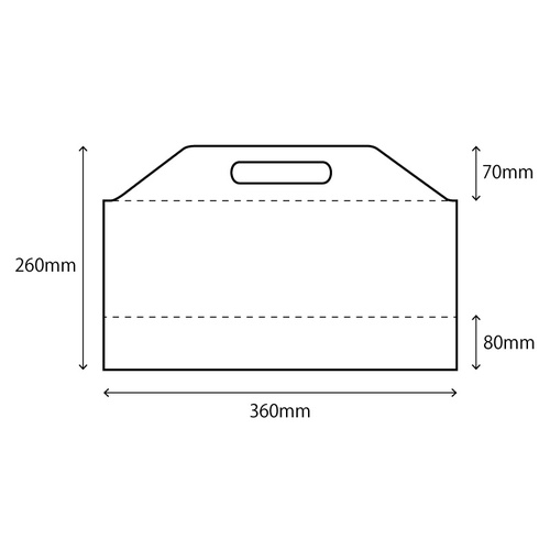 ポリ手提げ サイドバッグ和-1雲竜 特小 リュウグウ