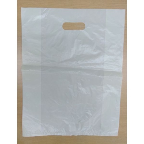 ポリ手提げ パン袋ベージュ無地 L リュウグウ