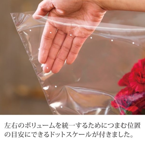 テープ無 OPP袋 BKF ギフトOPPポットバッグ-S(50枚) ヘッズ