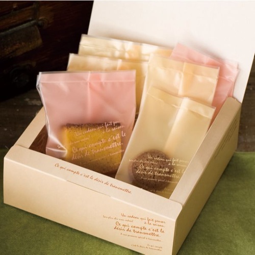 合掌袋 BKF クリームスイーツパック マット-4(100枚) ヘッズ