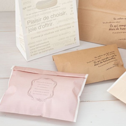 紙袋 BKFブラウンペーパーフラットバッグ-2(200枚) ヘッズ