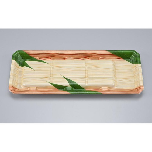 発泡トレー 新匠-ウナギ33-14 笹木目 シーピー化成