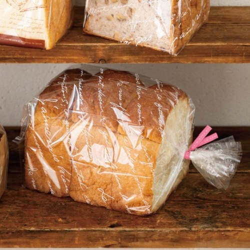 ポリ手提げ NEWフレンチIPP食パンバッグ-1斤(100枚) ヘッズ