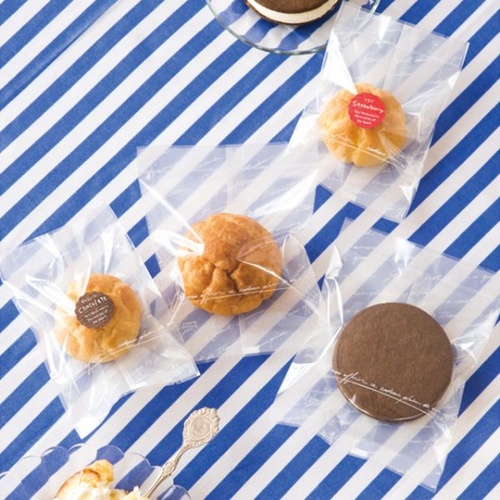 合掌袋 NEWフレンチスイーツパック クリア-3冷凍可(100枚) ヘッズ