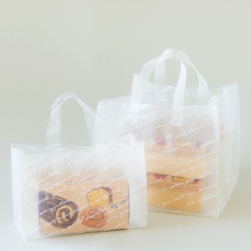 ポリ手提げ NEWフレンチハンドルガゼットバッグ-1(30枚) ヘッズ