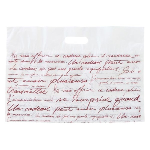 ポリ手提げ NEWフレンチボトムガゼットバッグ-M(100枚) ヘッズ