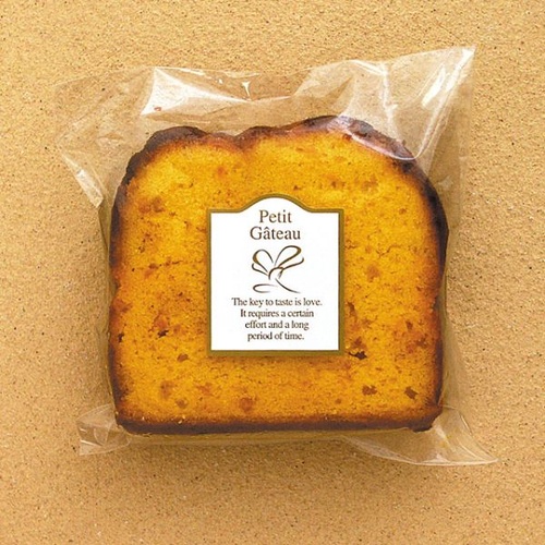 テープ無 OPP袋 PETITGATEAUゴールドシール(100枚) ヘッズ