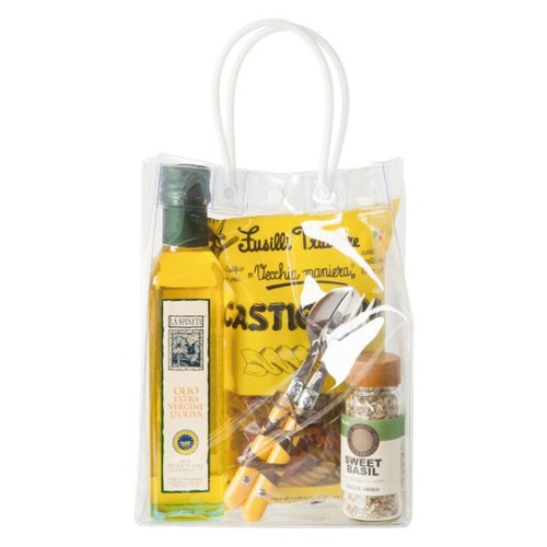 ポリ手提げ PVCクリアバッグ-L(10枚) ヘッズ