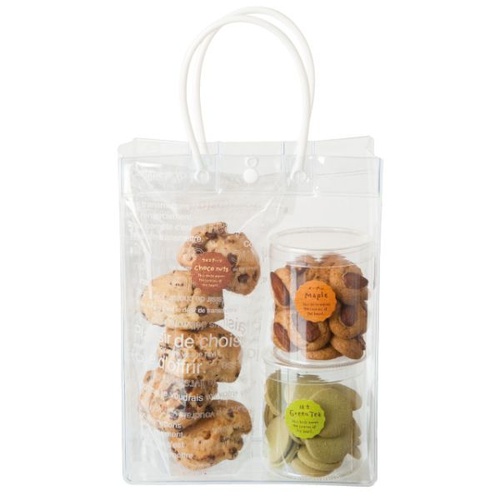 ポリ手提げ PVCクリアバッグ-L(10枚) ヘッズ