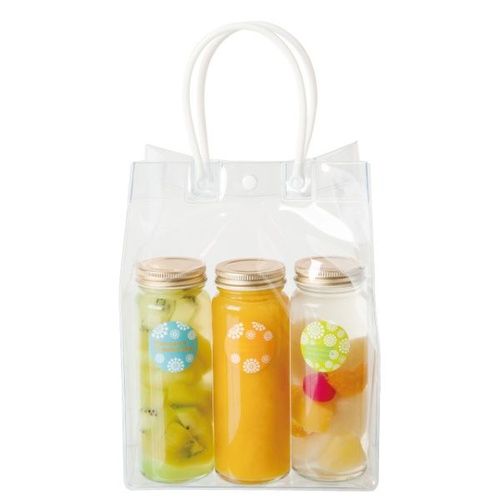 ポリ手提げ PVCクリアバッグ-L(10枚) ヘッズ