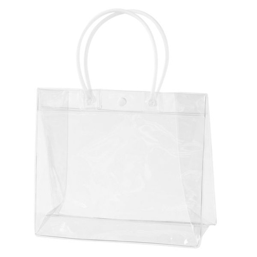 ポリ手提げ PVCクリアバッグ-LW(10枚) ヘッズ