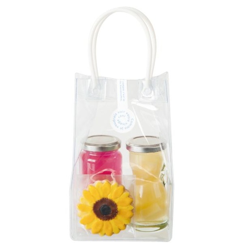 ポリ手提げ PVCクリアバッグ-M(10枚) ヘッズ