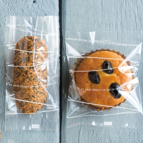 テープ無 OPP袋 ウェーブスイーツパック クリア-2(100枚) ヘッズ