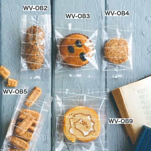 テープ無 OPP袋 ウェーブスイーツパック クリア-2(100枚) ヘッズ