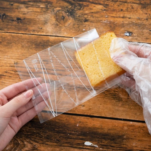 テープ無 OPP袋 ウェーブスイーツパック クリア-3(100枚) ヘッズ