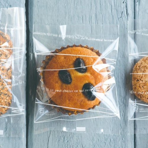 テープ無 OPP袋 ウェーブスイーツパック クリア-3(100枚) ヘッズ