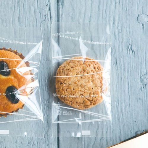 テープ無 OPP袋 ウェーブスイーツパック クリア-4(100枚) ヘッズ