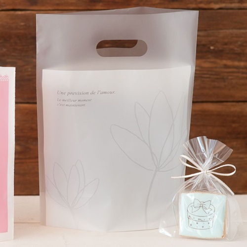 ポリ手提げ エレガントPEギフトバッグ-5(100枚) ヘッズ