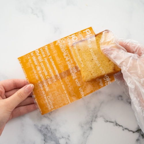 テープ無 OPP袋 カフェオレスイーツパック(キャメル) クリア-3(100枚) ヘッズ