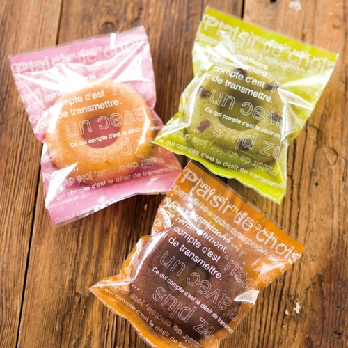 テープ無 OPP袋 カフェオレスイーツパック(キャメル) クリア-3(100枚) ヘッズ