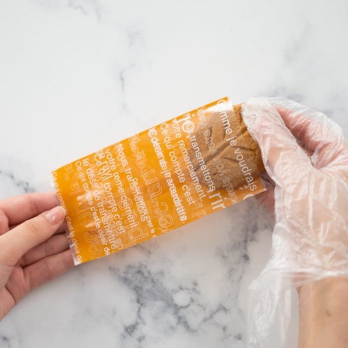 テープ無 OPP袋 カフェオレスイーツパック(キャメル) クリア-4(100枚) ヘッズ