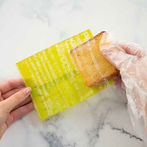 テープ無 OPP袋 カフェオレスイーツパック(グリーン) クリア-3(100枚) ヘッズ