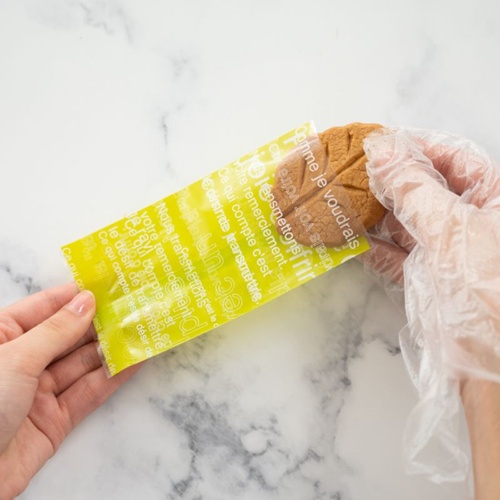 テープ無 OPP袋 カフェオレスイーツパック(グリーン) クリア-4(100枚) ヘッズ