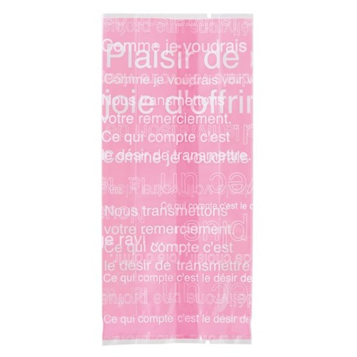 テープ無 OPP袋 カフェオレスイーツパック(ピンク) クリア-2(100枚) ヘッズ